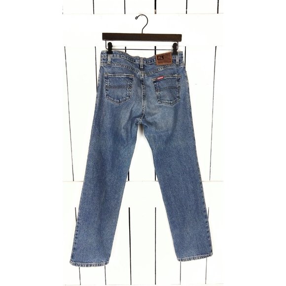 Polo by Ralph Lauren classic straight leg distressed and faded blue denim jeans - Picture 5 of 5